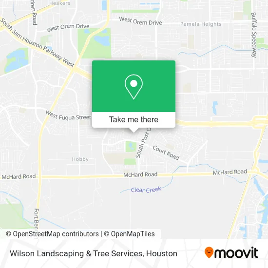Wilson Landscaping & Tree Services map