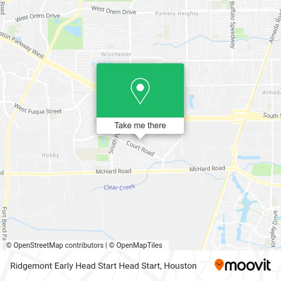 Ridgemont Early Head Start Head Start map