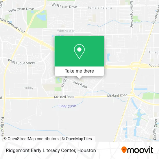 Ridgemont Early Literacy Center map