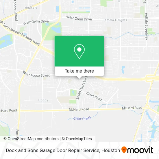 Dock and Sons Garage Door Repair Service map