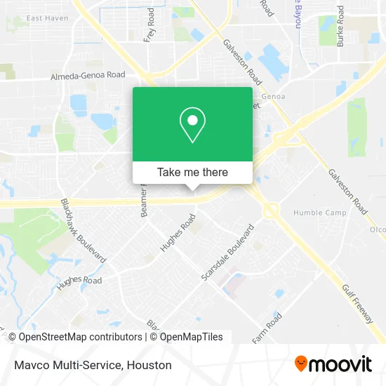 Mavco Multi-Service map