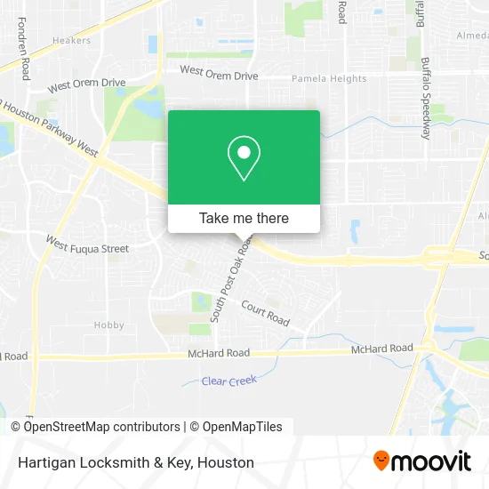 Hartigan Locksmith & Key map