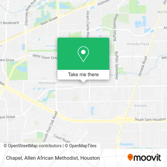 Chapel, Allen African Methodist map
