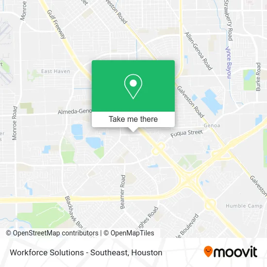 Workforce Solutions - Southeast map