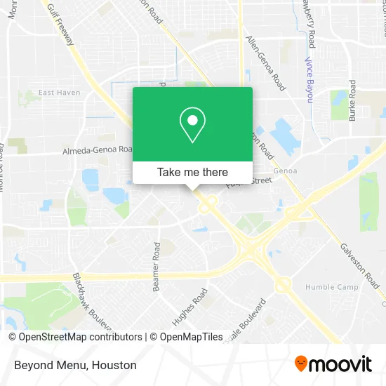 Beyond Menu map