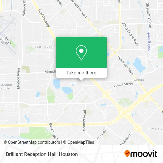 Brilliant Reception Hall map