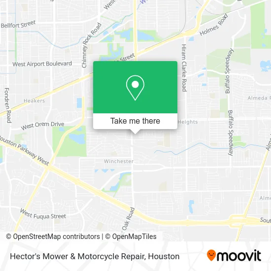 Hector's Mower & Motorcycle Repair map