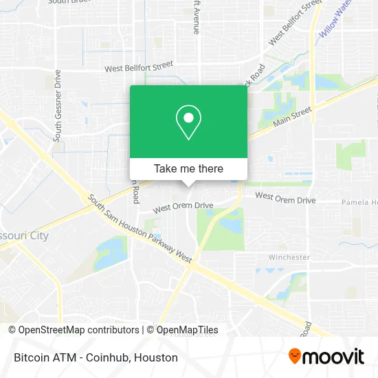 Bitcoin ATM - Coinhub map