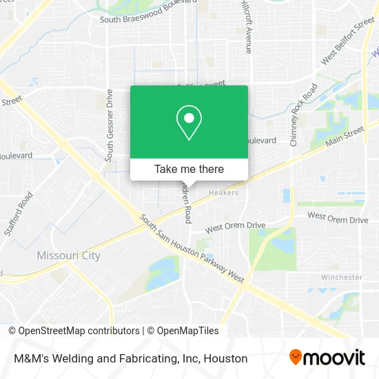 M&M's Welding and Fabricating, Inc map