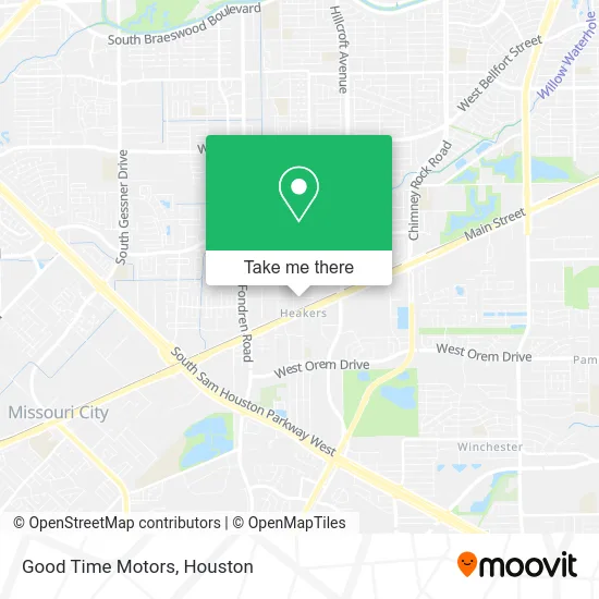 Good Time Motors map