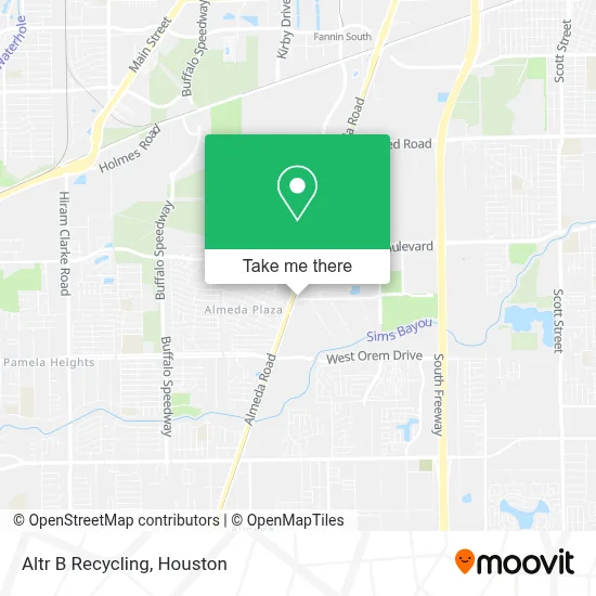 Altr B Recycling map