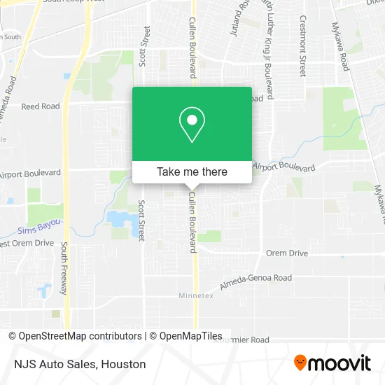NJS Auto Sales map