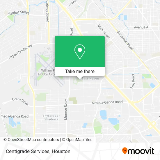 Centigrade Services map