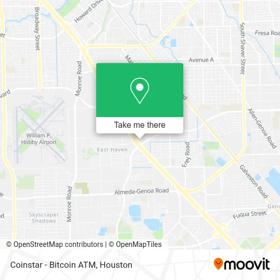 Coinstar - Bitcoin ATM map