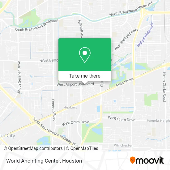 World Anointing Center map