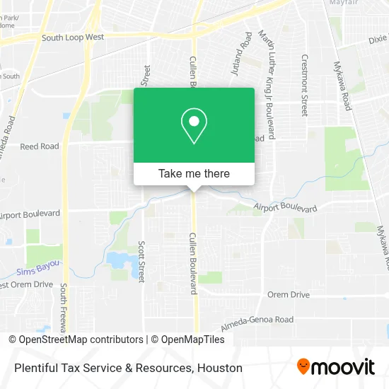 Plentiful Tax Service & Resources map