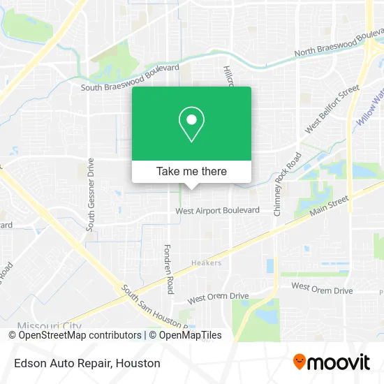 Edson Auto Repair map