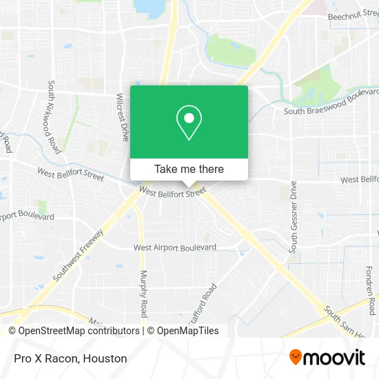 Pro X Racon map
