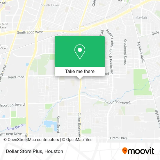 Mapa de Dollar Store Plus