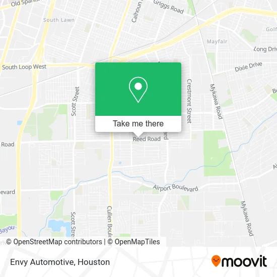 Mapa de Envy Automotive