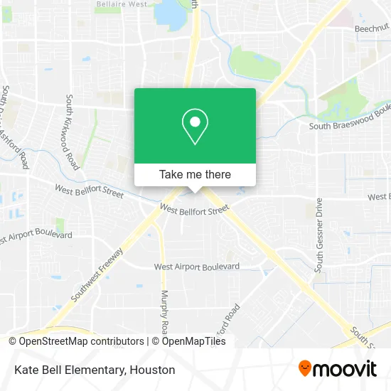 Kate Bell Elementary map