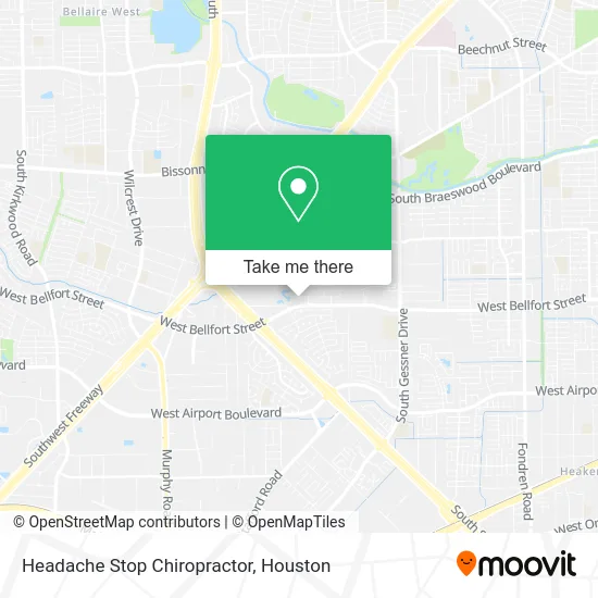 Headache Stop Chiropractor map