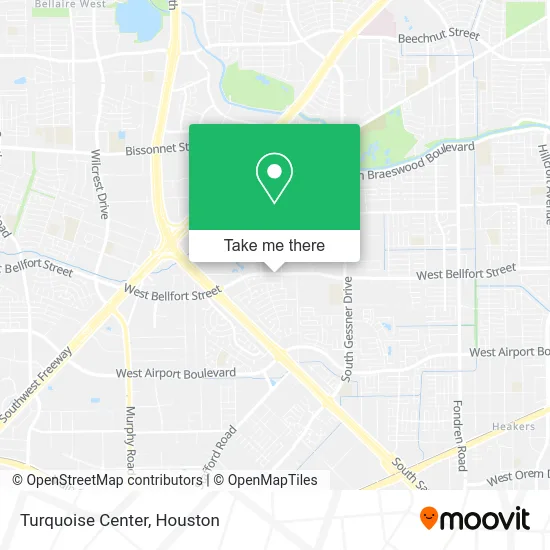 Turquoise Center map