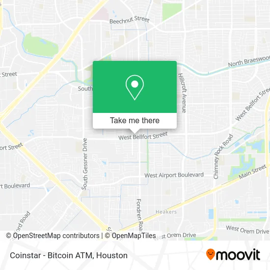 Coinstar - Bitcoin ATM map