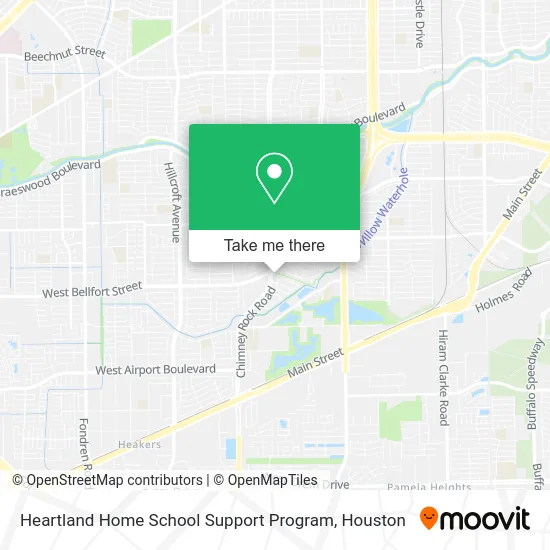 Heartland Home School Support Program map