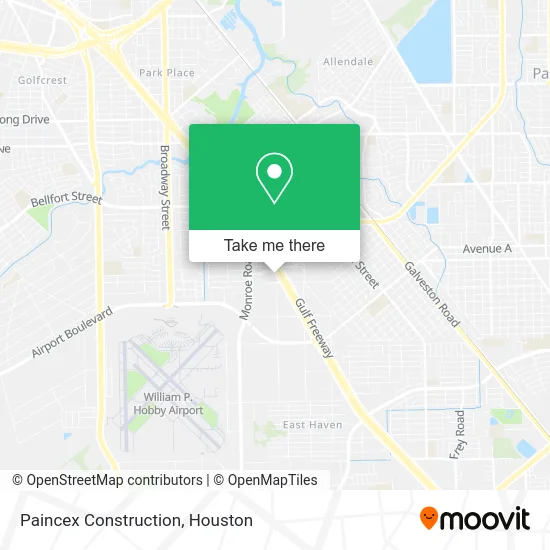 Paincex Construction map