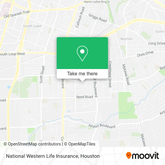 National Western Life Insurance map