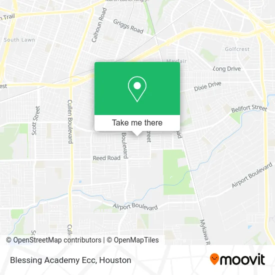 Mapa de Blessing Academy Ecc