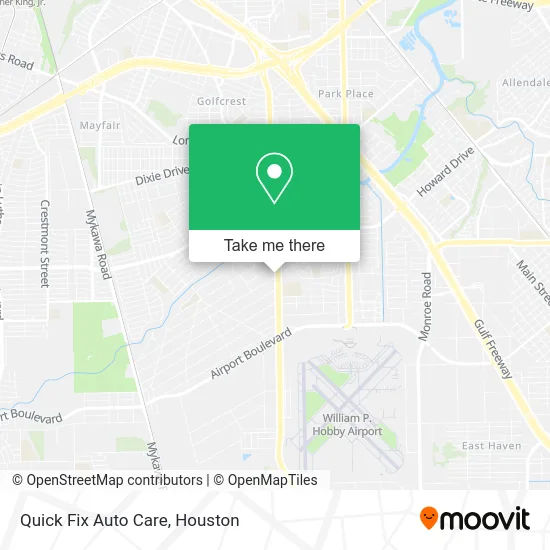 Mapa de Quick Fix Auto Care