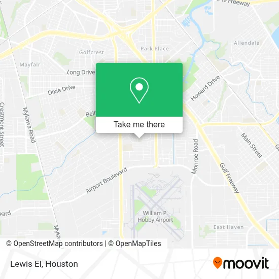 Lewis El map