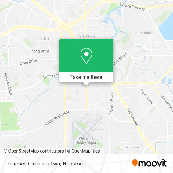 Peaches Cleaners Two map