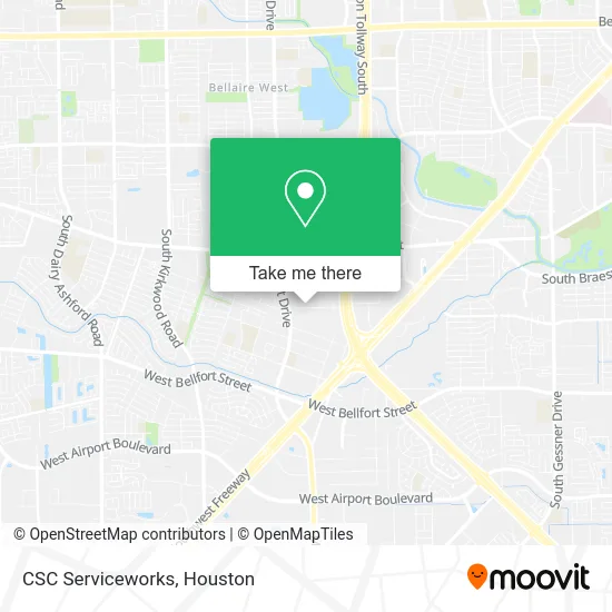 Mapa de CSC Serviceworks