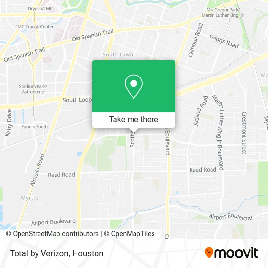Total by Verizon map