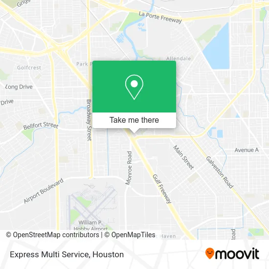 Mapa de Express Multi Service