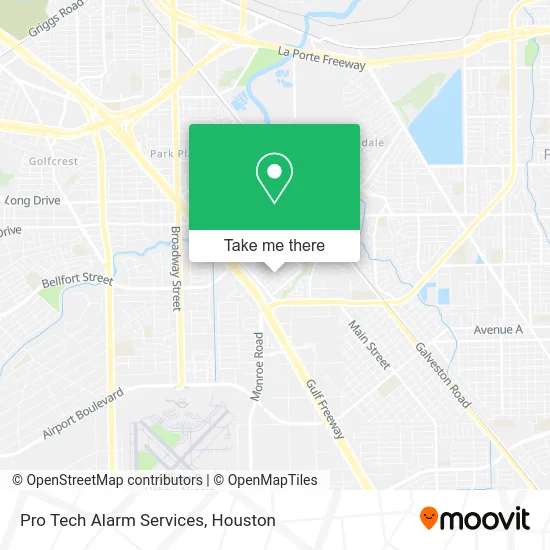 Mapa de Pro Tech Alarm Services