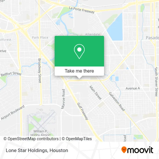 Lone Star Holdings map