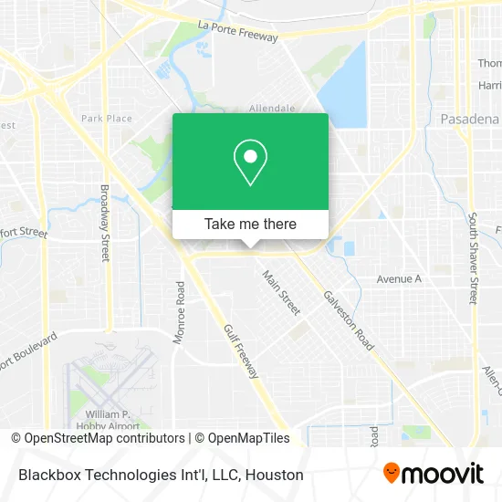 Mapa de Blackbox Technologies Int'l, LLC