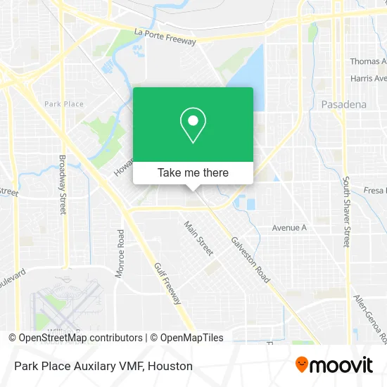 Mapa de Park Place Auxilary VMF