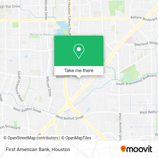 First American Bank map