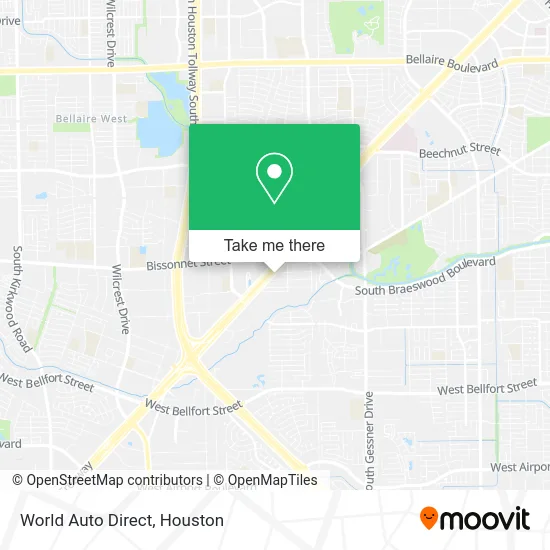 Mapa de World Auto Direct