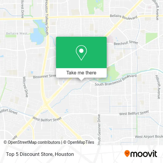 Top 5 Discount Store map