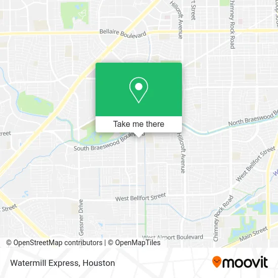 Watermill Express map