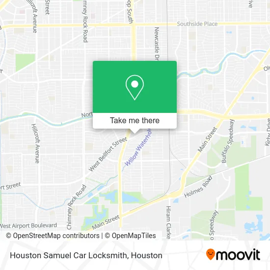 Houston Samuel Car Locksmith map