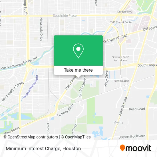 Minimum Interest Charge map