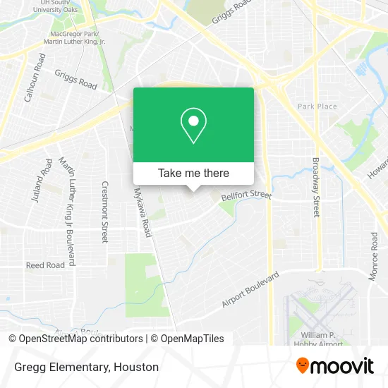 Gregg Elementary map