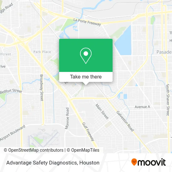 Mapa de Advantage Safety Diagnostics
